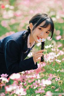 超清可爱清纯校服美女学生摄影写真