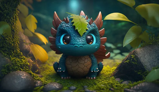 可爱小龙，大眼睛，梦幻，综合使用