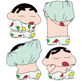 蜡笔小新可爱动画人物免扣素材