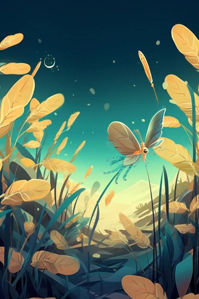 国风传统叶子夜晚背景(896x1344)