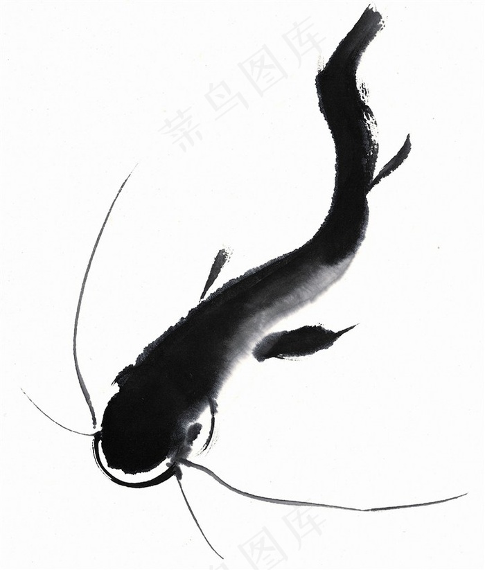 国画鱼虾蟹龟国画图片图片素材