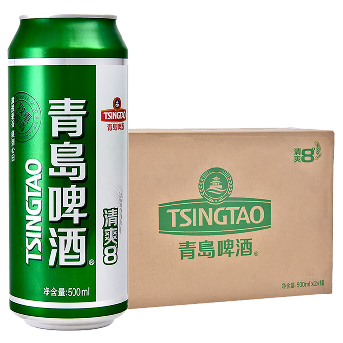 青岛 (2)啤酒超市商品白底图免抠实物摄影png格式图片透明底