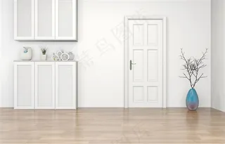 简约居家背景墙壁木质地板家居图片