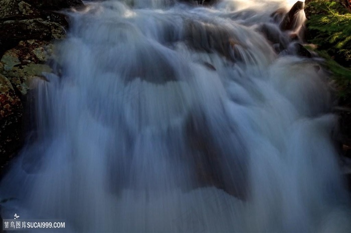 山水瀑布岩石jpg素材