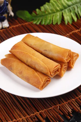 芋丝炸春卷 (3)