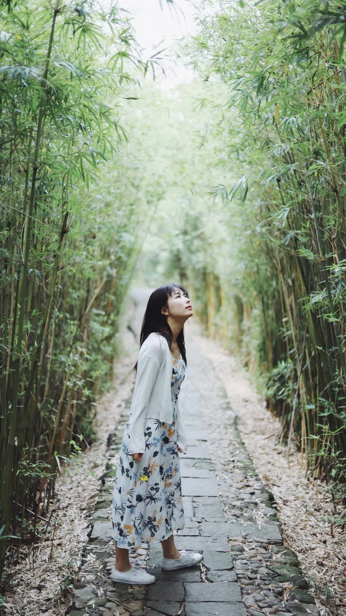 森系小清新女生图片