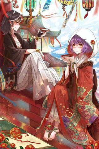 日本可爱女生二次元动漫图片