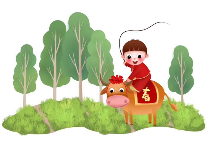 立春春耕打牛插图