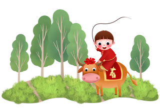 立春春耕打牛插图