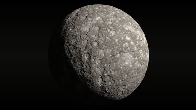 转, 月亮, 月球, 陨石坑, 行星, 遥远, 星系