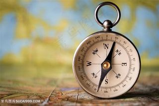 唯美指南针特写高清图片