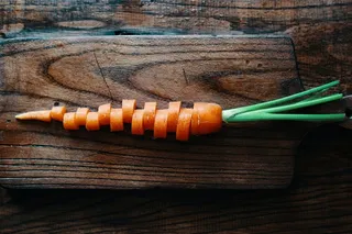 切好的胡萝卜图片