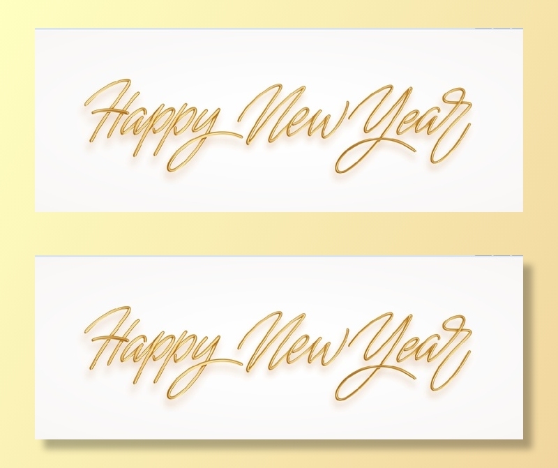 设计创造新年金色素材