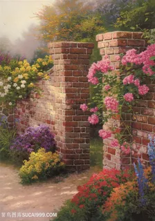 红砖蔷薇美景托马斯风景原版 红砖蔷薇美景托马斯风景原版