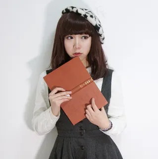 甜美女生梨花头图片