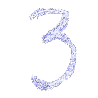 数字3卡通简笔少儿兴趣班