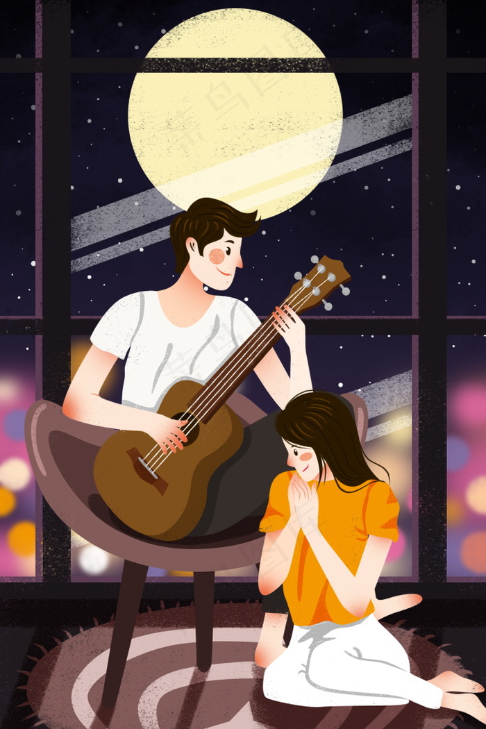 情人节海报七夕海报