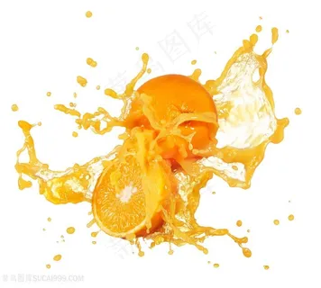 夏日冷饮橙汁高清图