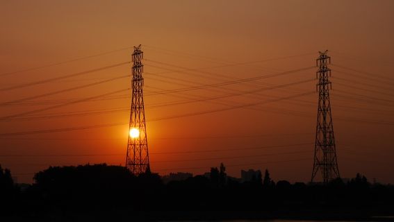 唯美黄埔古港日落晚霞