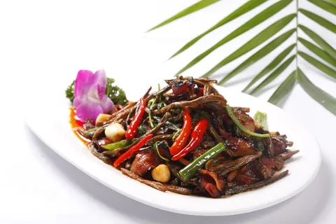 干豆角烧腊肉