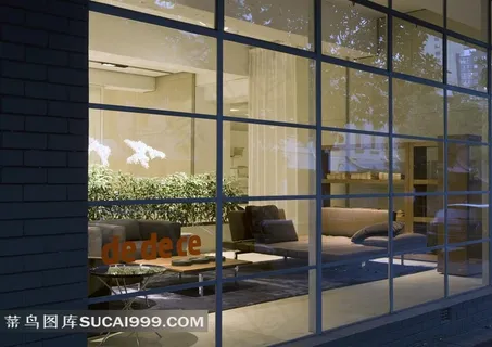 古典的欧美室内摄影效果图