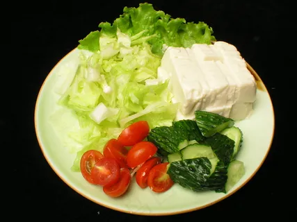 豆腐沙拉   豆腐沙拉