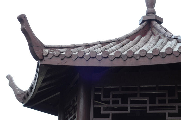 原木亭子元素免抠
