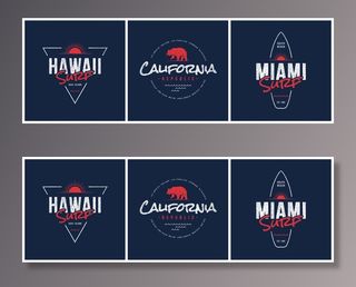 手绘Logo标志素材