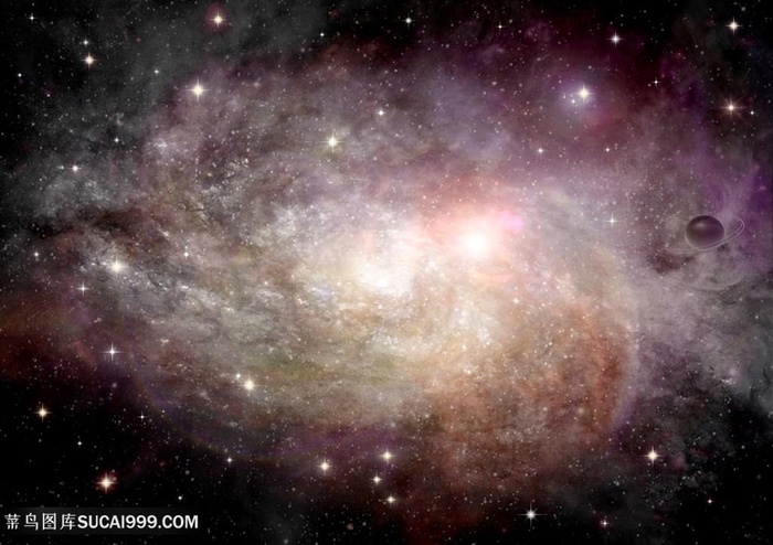 唯美亮丽星光星空背景图片