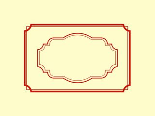 中国风古典传统图案边框纹理祥云灯笼装饰线条PSD背景素材