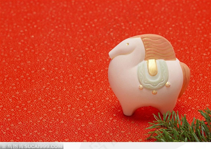 十二生肖陶艺——马