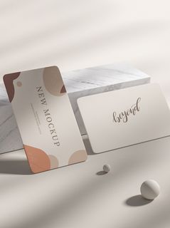 高端大气商务名片样机