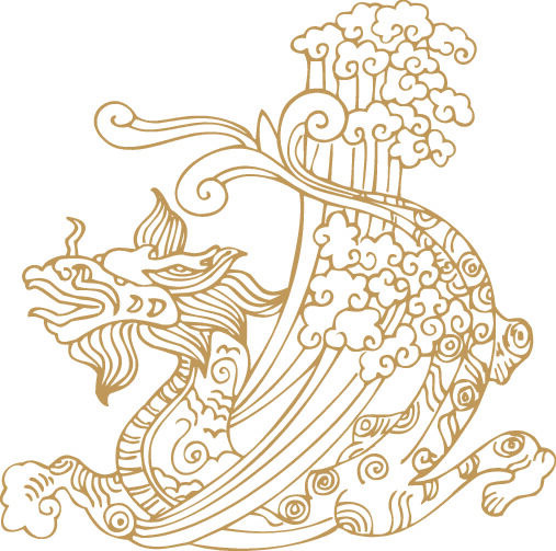 传统中国风古典宫廷龙凤吉祥喜庆图案图腾纹样矢量图设计素材