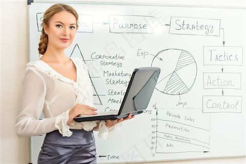 正在办公的时尚白领美女素材图片 正在办公的时尚白领美女素材图片