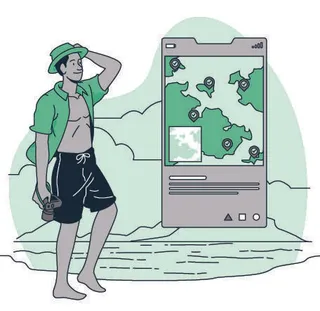 扁平化人物场景办公互联网等距ai矢量设计网页海报UI素材插画