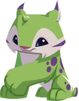 小豹子素材人物卡通简笔