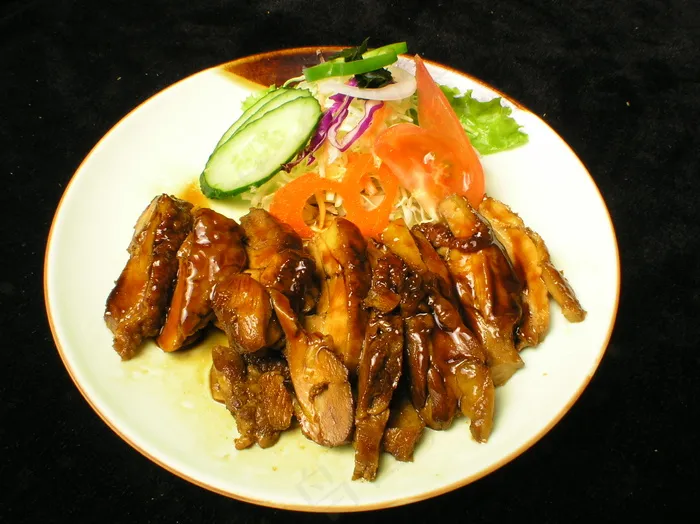  煎鸡肉腿