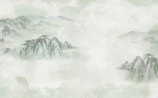 水墨山水素材