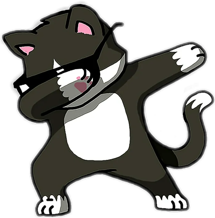 小猫酷炫卡通