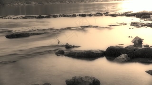 流动, 伊萨尔, 光, 巴伐利亚, 秋天的,  月, 走