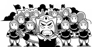 领兵出征无所畏惧