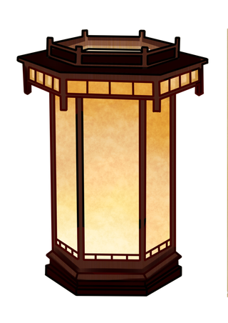 卡通手绘灯笼中秋节元宵节花灯新年海报元素PNG免扣PS素材