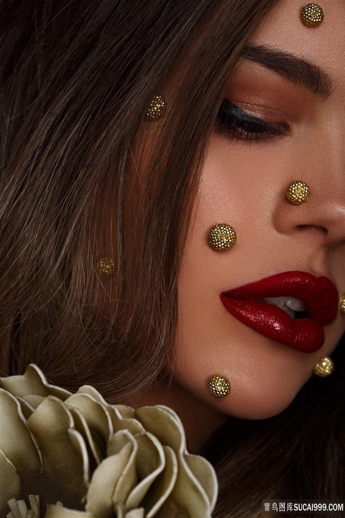 化妆品模特美容