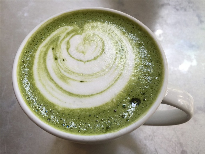 可口的抹茶图片