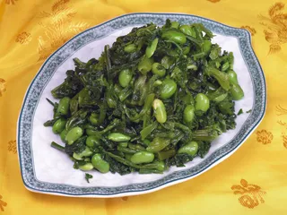 0711a-683万年青拌毛豆