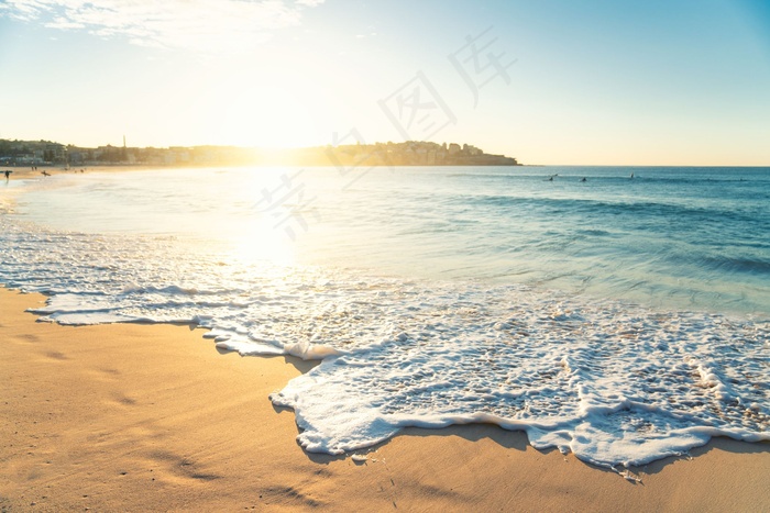 夏天夏日海滩沙滩阳光海浪