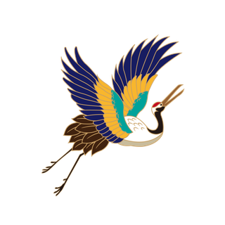 中国风古典中式国潮风手绘飞鹤图案仙鹤装饰素材PNG免抠插画元素