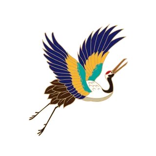 中国风古典中式国潮风手绘飞鹤图案仙鹤装饰素材PNG免抠插画元素