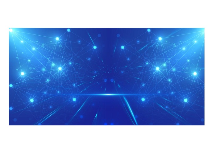 科技展板背景cdr矢量模版下载