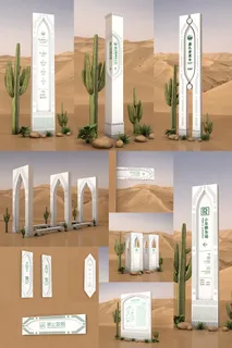 少数民族导视异域风情标识导视牌